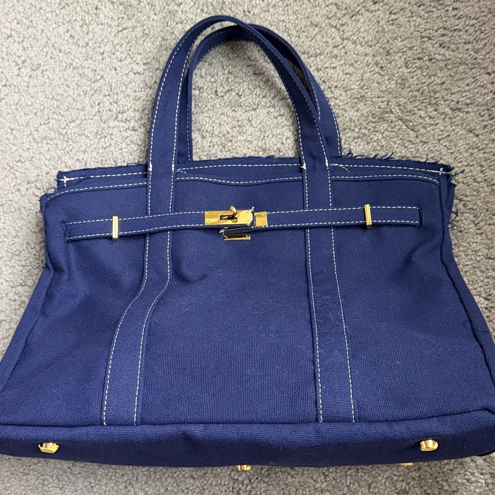 ⭐️ Flash sale ⭐️ Navy Blue Boatkin Tote Bag